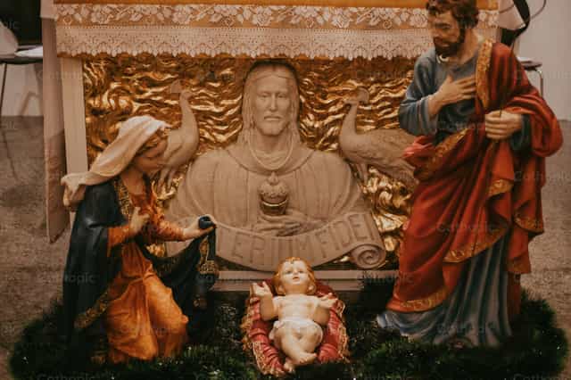 Sainte Famille - Images catholiques de stock