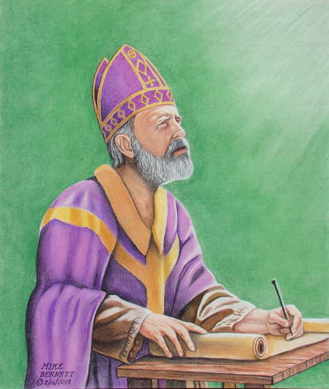 Sant’Agostino - Immagini stock cattoliche