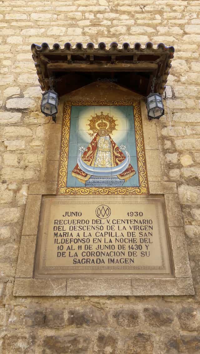 Centenary of the descent of the Virgin Mary - Catholic stock images