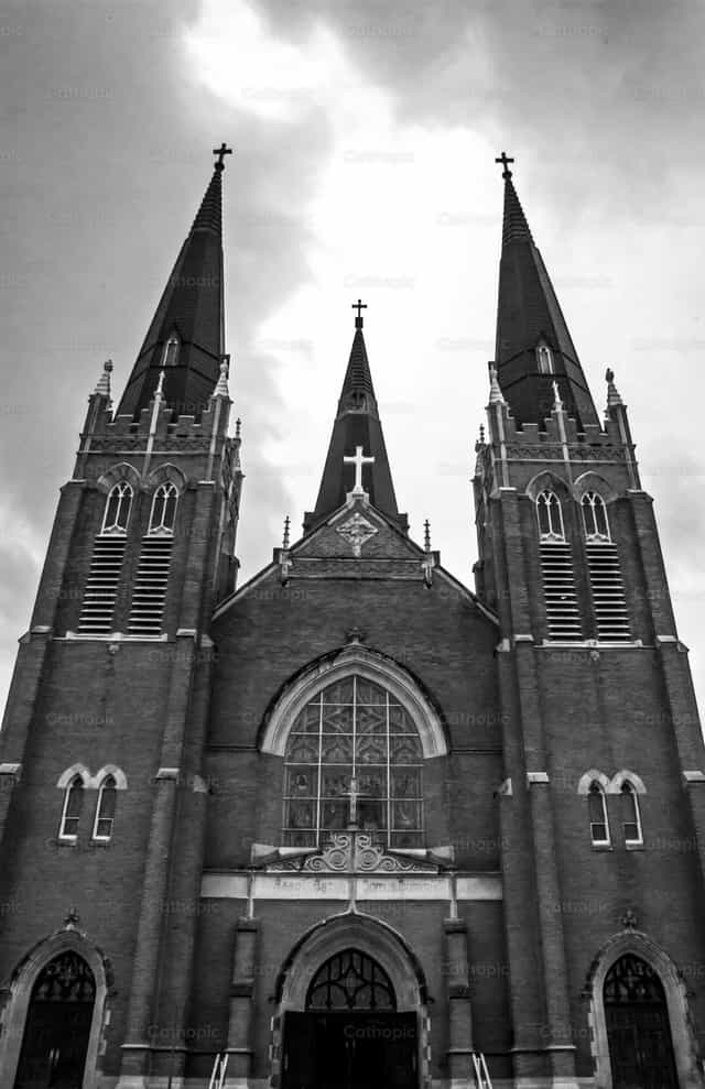 Holy Family Cathedral - Catholic stock images