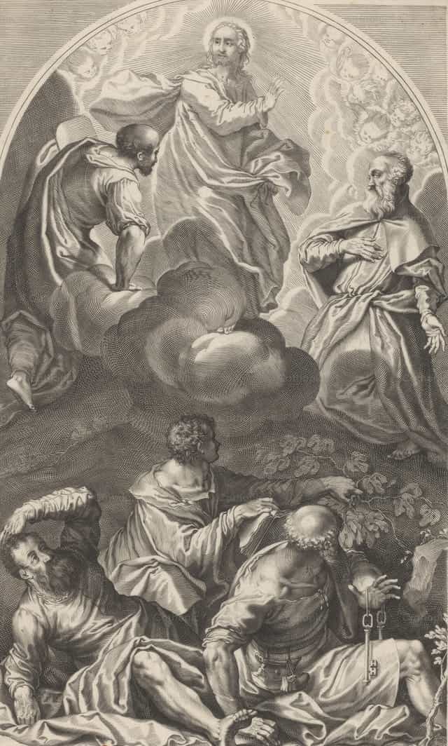 Transfiguration du Christ - Images catholiques de stock - Photo de Restored Christian Art