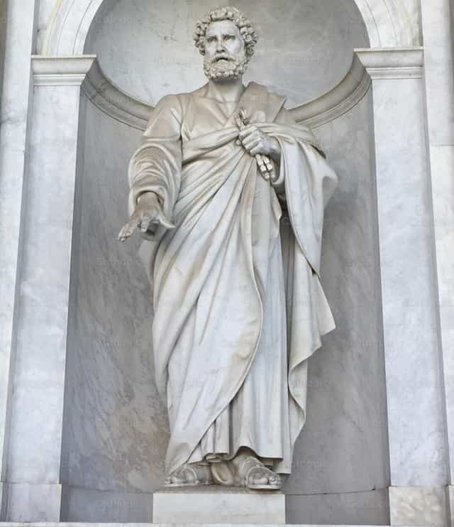 Estatua de San Pedro - Banco de imágenes católicas - Fotografía por nachorh