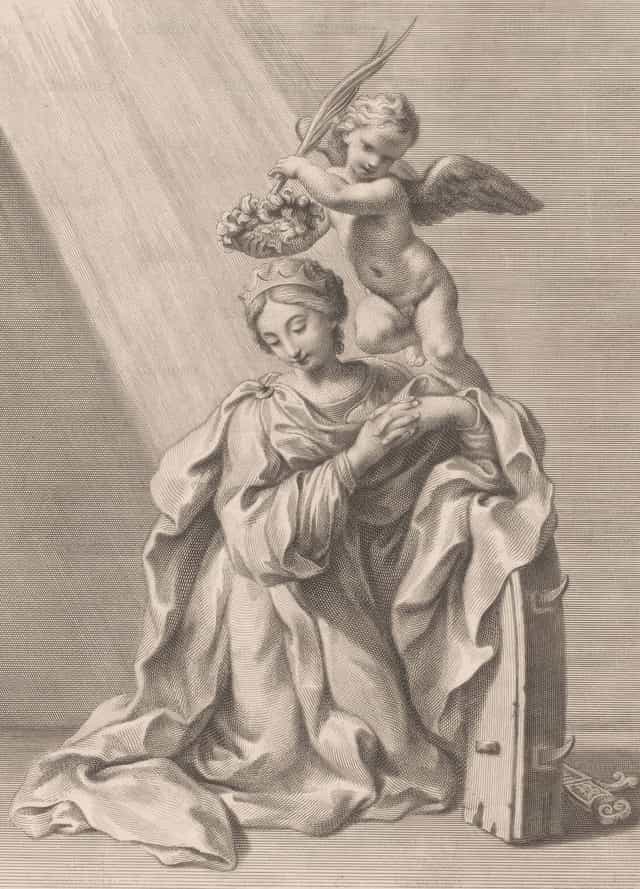 Santa Catalina, virgen y mártir - Banco de imágenes católicas