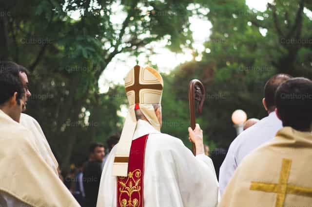 Évêque - Images catholiques de stock