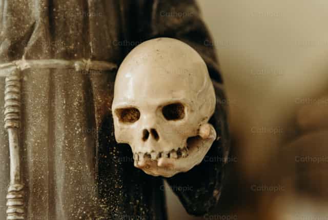 Momento de la muerte - Banco de imágenes católicas