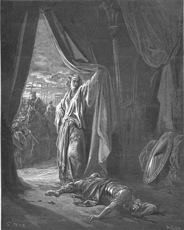 Jael Kills Sisera - Catholic stock images