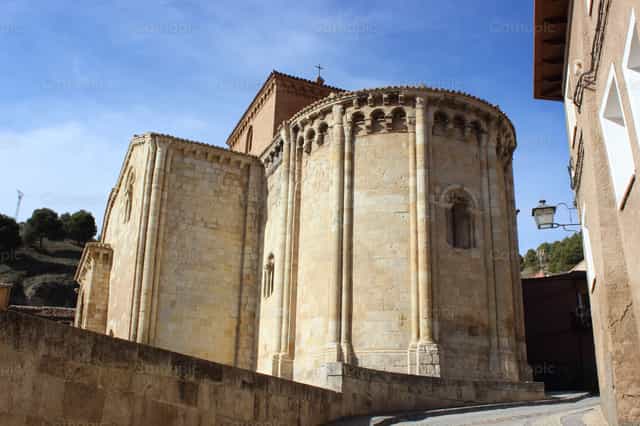 Kirche des Heiligen Michael in Daroca, Spanien - Katholische Stockfotos