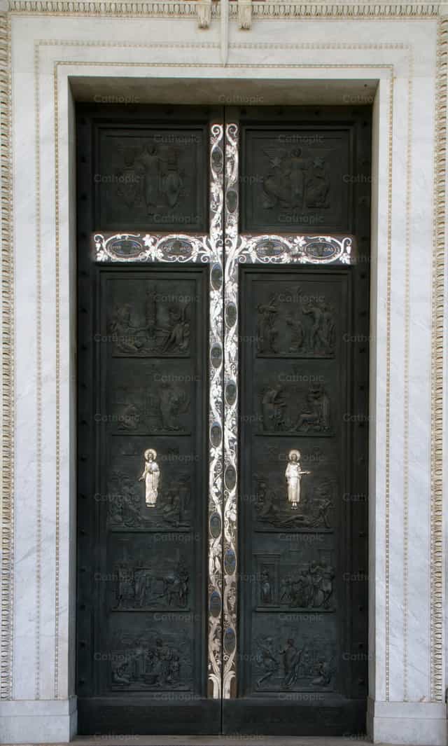 I am the Door - Catholic stock images