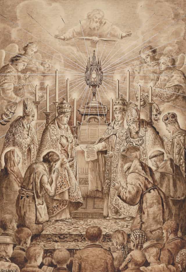 圣体敬礼 - 天主教图库图片 - 摄影： Restored Christian Art