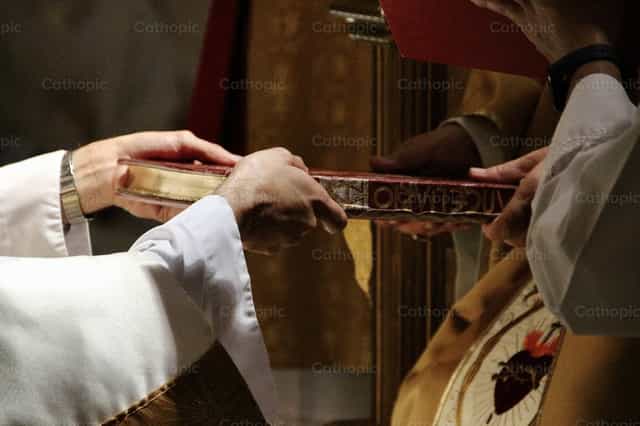 Evangelium - Katholische Stockfotos