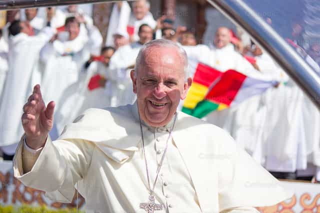 Papa Francisco en Bolivia - Banco de imágenes católicas - Fotografía por Luis Fernando Bernachi