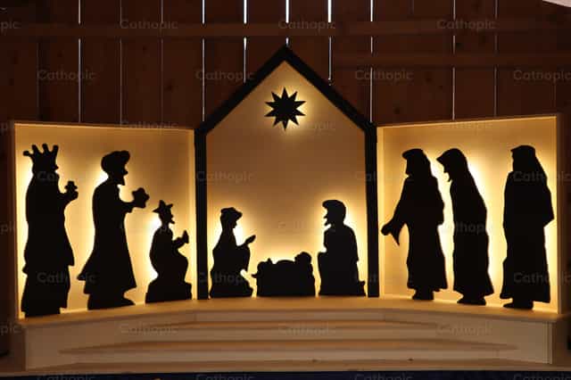 Nacimiento de Jesus - Banco de imágenes católicas - Fotografía por Frames Cristianos