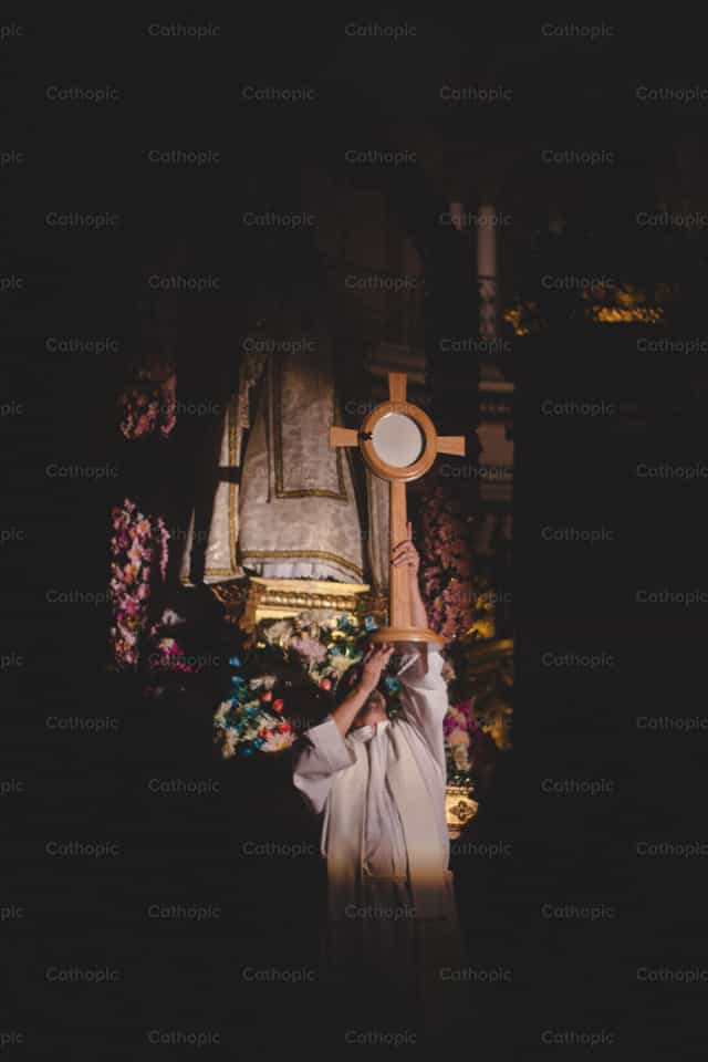 Santíssimo Sacramento, 2 - Imagens católicas de stock