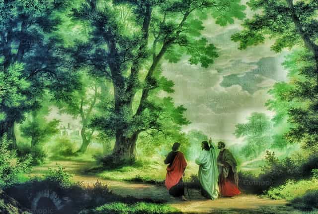 Road of the disciples of Emmaus - Catholic stock images - Photo by Antonius de María