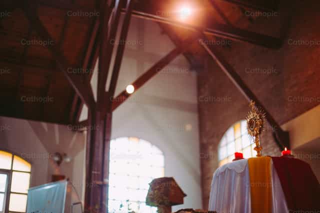 Adoração - Imagens católicas de stock