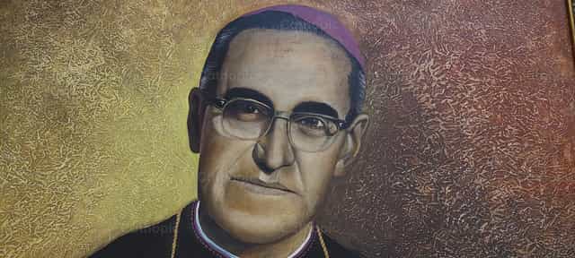Monsignore Romero - Katholische Stockfotos