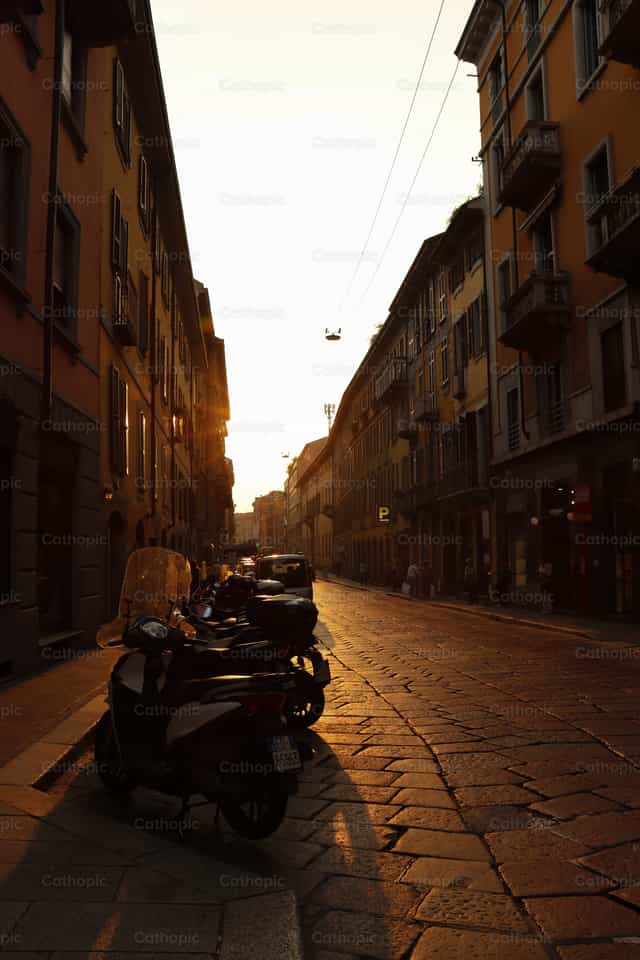 Atardecer - Banco de imágenes católicas - Fotografía por Saul Ibarra
