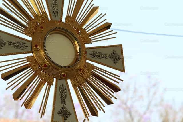 Fête-Dieu - Images catholiques de stock