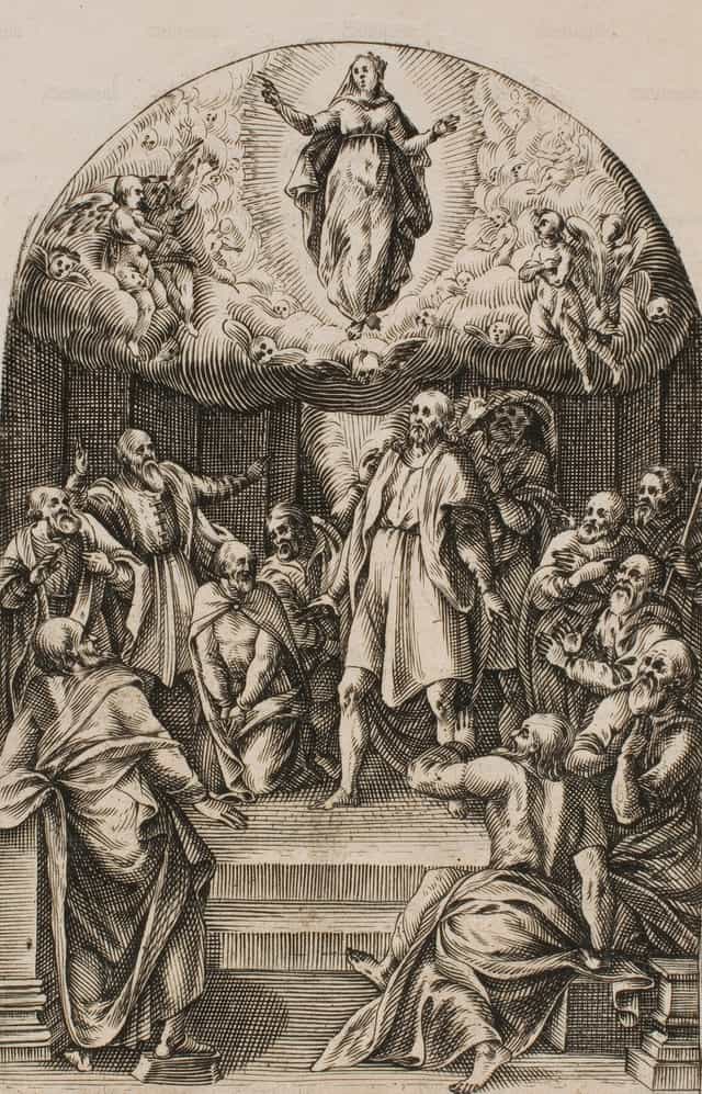 Mennybemenetel - Katolikus stockképek - Fotó: Restored Christian Art