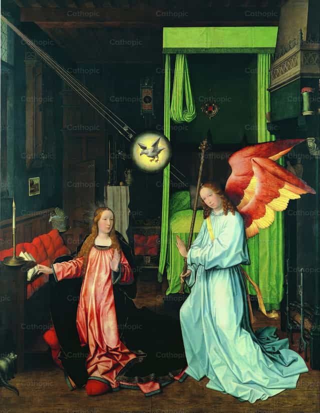 Zwiastowanie Najświętszej Maryi Pannie - Katolickie zdjęcia stockowe - Zdjęcie: Restored Christian Art