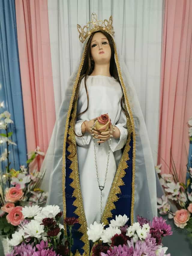 Virgen del Rosario - Banco de imágenes católicas