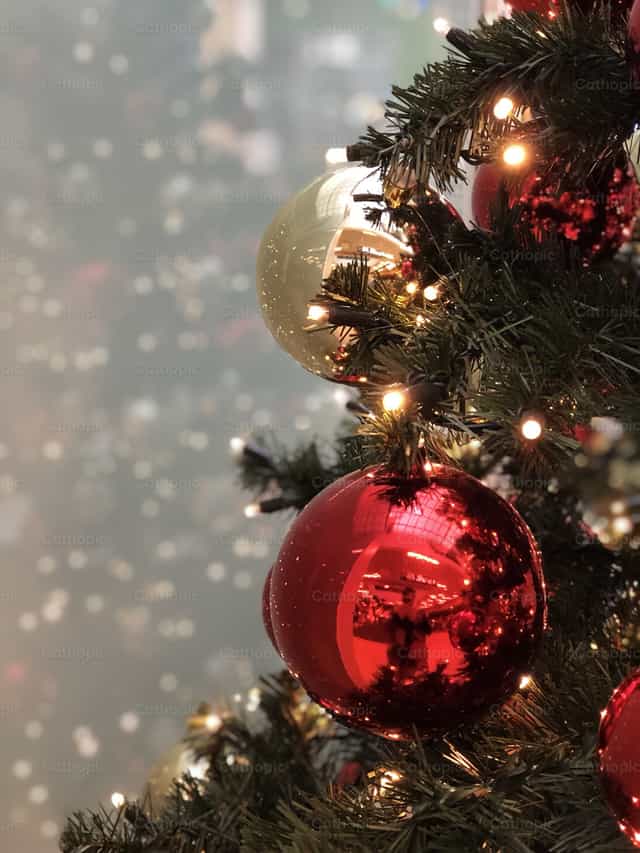 Weihnachtsbaum - Katholische Stockfotos