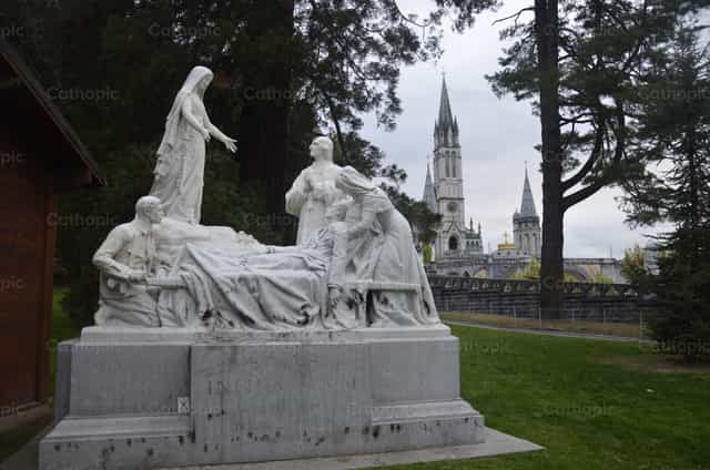 Salus Infirmorum, Our Lady Healer of the Sick - Catholic stock images