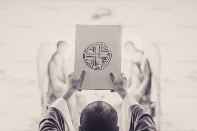 Deacon - Catholic stock images