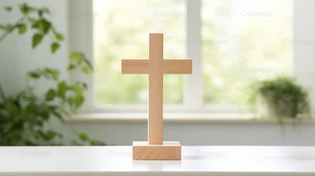 Cruz de madera - Banco de imágenes católicas