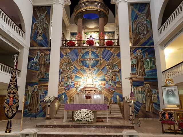 Altar ng Panginoon - Mga Catholic stock image