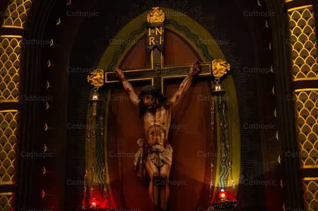 Jesus on the Cross - Catholic stock images