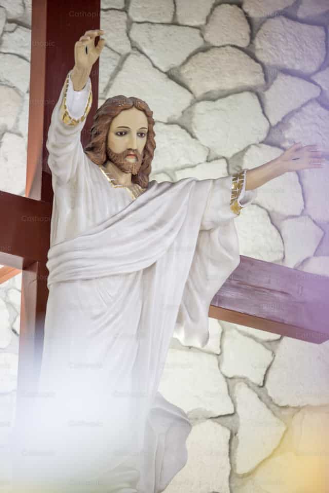 Love has risen! - Catholic stock images