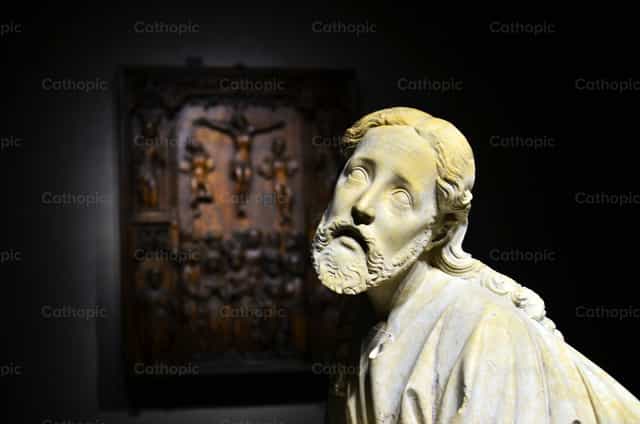His look - Catholic stock images