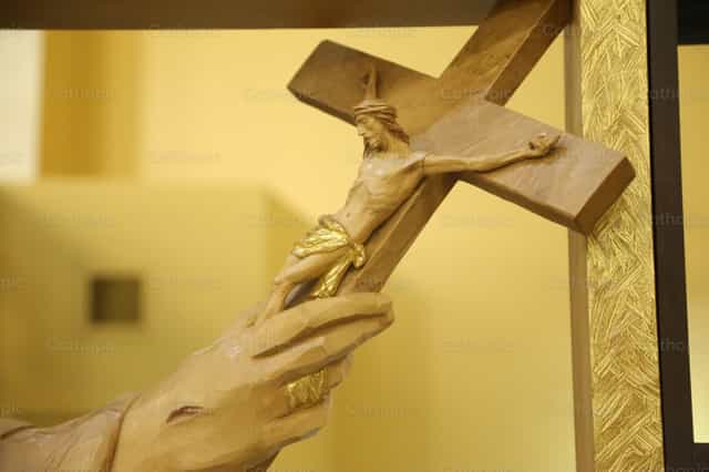 Der Heilige der Stigmata - Katholische Stockfotos