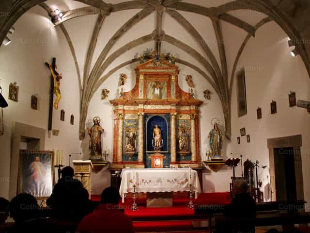 Vimos ao Altar - Imagens católicas de stock