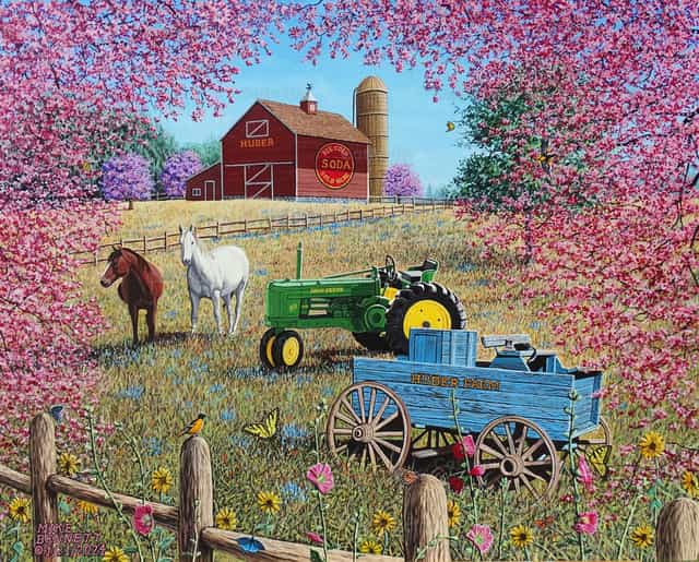 Tavasz a Huber-farmon - Katolikus stockképek - Fotó: Mike Bennett