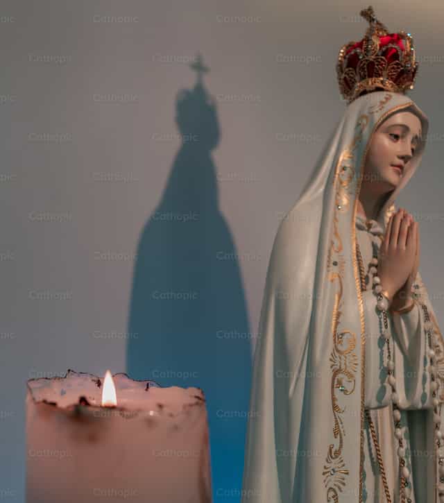 Mère Immaculée - Images catholiques de stock