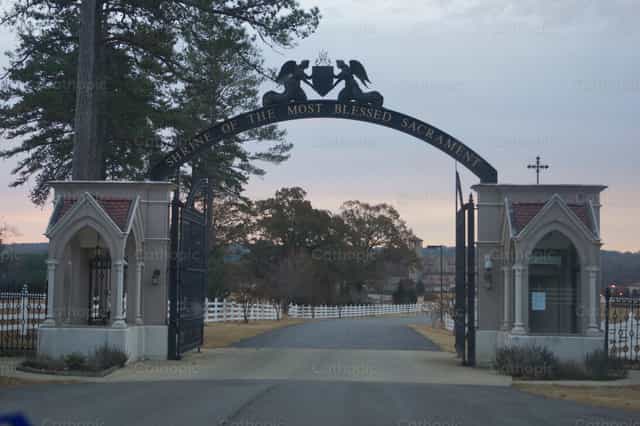 Hanceville Sanctuary Portal - Mga Catholic stock image
