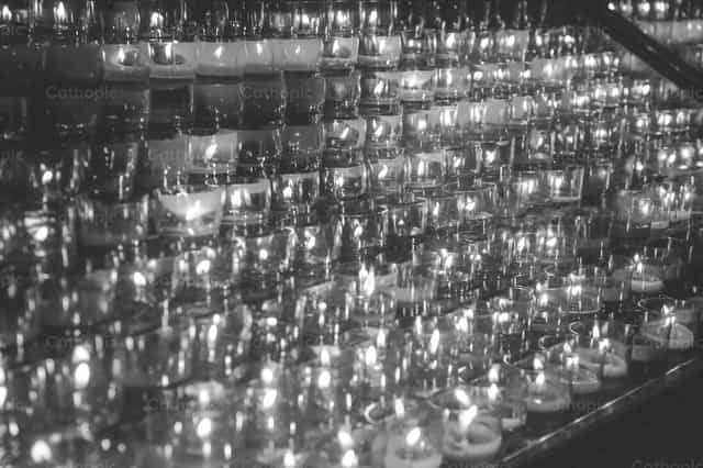 Candles - Catholic stock images