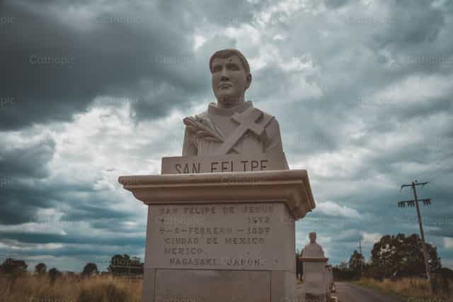 San Felipe de Jesus - Banco de imágenes católicas - Fotografía por Valentina Alvarez de Gonzalez