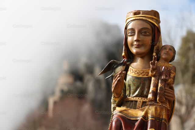 Virgen de Queralt - Banco de imágenes católicas