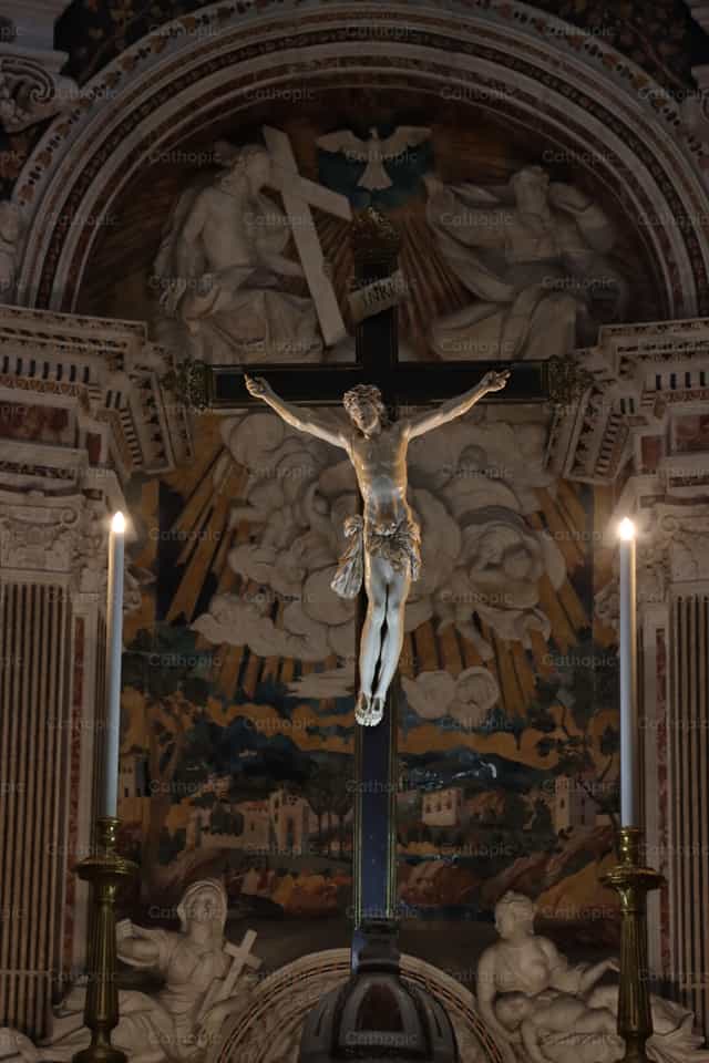 Perto de Jesus - Imagens católicas de stock