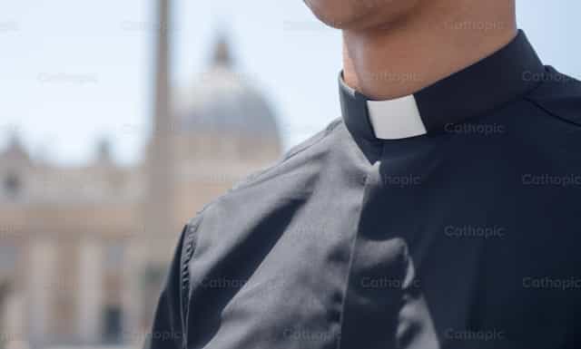 Pagkapari - Mga Catholic stock image