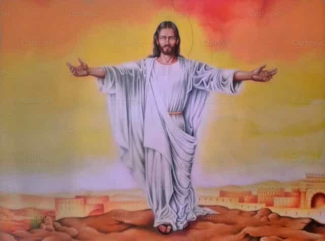Jesus, te espera con los brazos abiertos - Banco de imágenes católicas