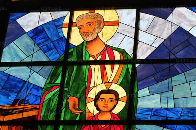 Saint Joseph - Images catholiques de stock