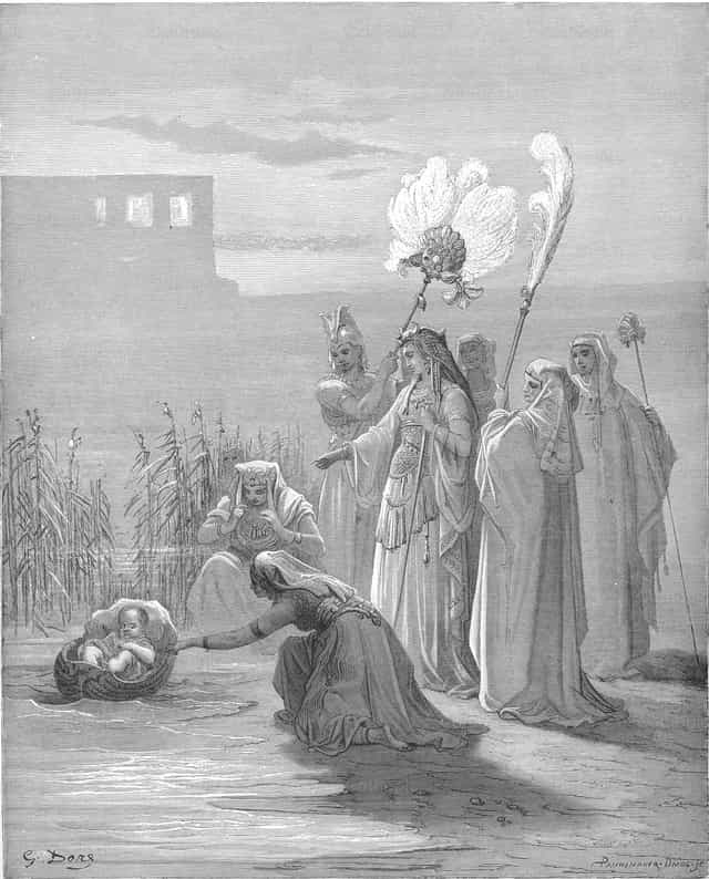 Ang Pagtuklas kay Moises - Mga Catholic stock image - Larawan ni Restored Christian Art