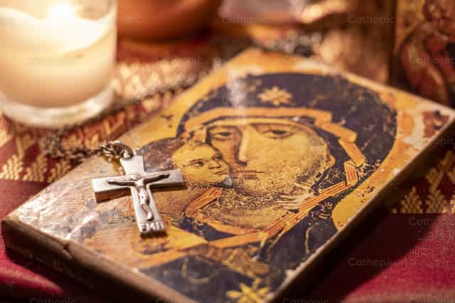 Nossa vida em Maria - Imagens católicas de stock - Foto de Sor Cata FMA