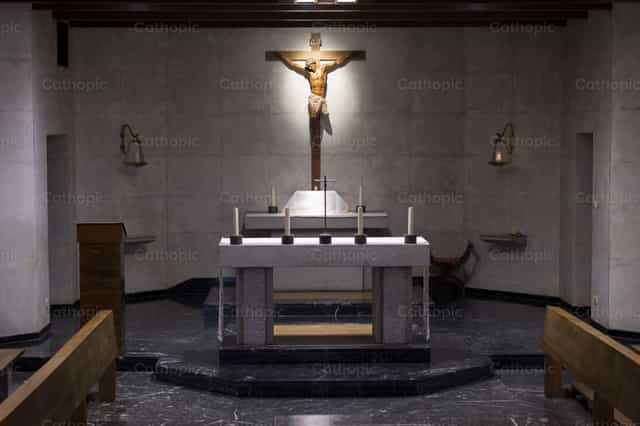 Oratório da Escola Tajamar - Imagens católicas de stock