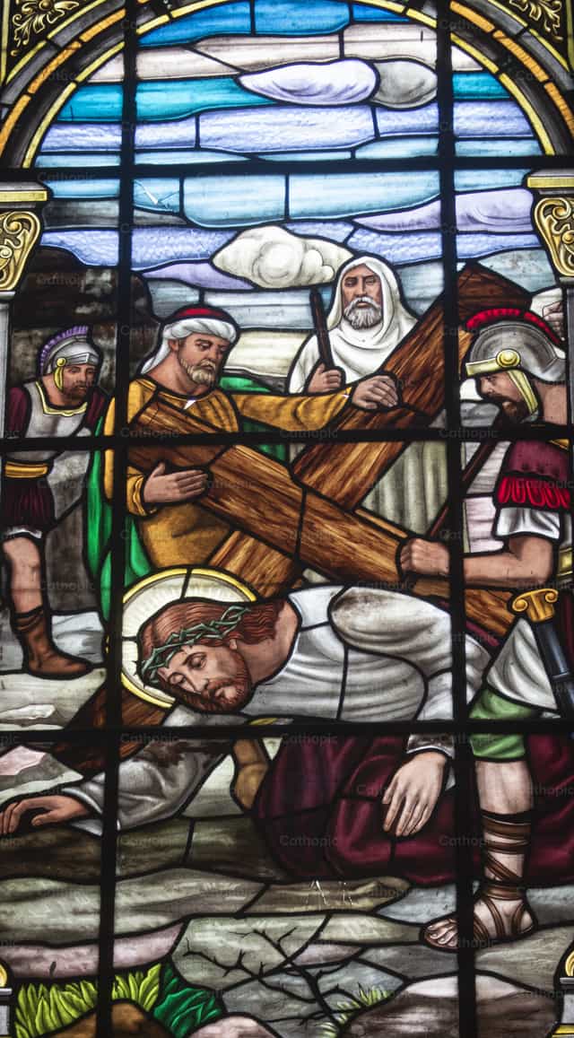 Jesus fällt zum zweiten Mal – VII - Katholische Stockfotos - Foto von Carolina BR