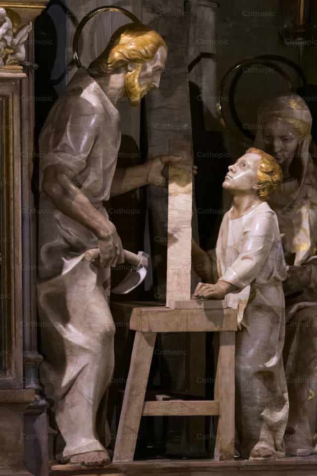 Taller de José. Retablo Santuario de Torreciudad - Banco de imágenes católicas - Fotografía por Álvaro García